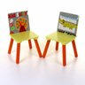 Conjunto Infantil Kit 1 Mesa E 2 Cadeiras Em Mdf-import - 4