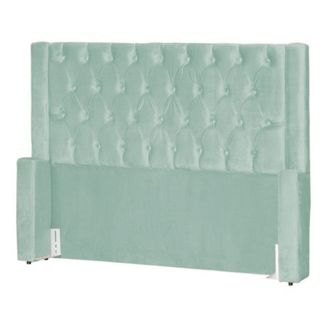 Cabeceira de Cama Box Estofada 90 Cm Solteiro Emma Veludo