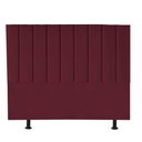 Ver imagem 3 de Cabeceira Estofada Carla 160cm Queen Size para Cama Box Quarto Suede Bordô - Gat Magazine