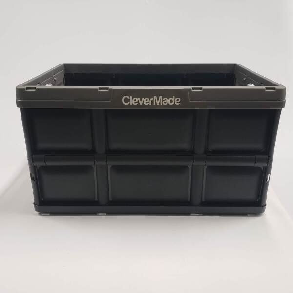 Clevermade Caixa Dobrável - Organizadora 62 Litros COR:CINZA - 4