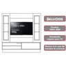 Estante Home para TV até 42 Polegadas 1 Porta LED TB128L Dalla Costa Branco - 3