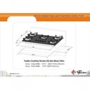 Ver imagem 3 de Fogão Cooktop 5 Bocas Gás Mesa Vidro 1642-6986 Bivolt Fischer Branco