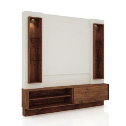 Estante Home para TV até 42 Polegadas 1 Porta LED TB128L Dalla Costa Branco - 2
