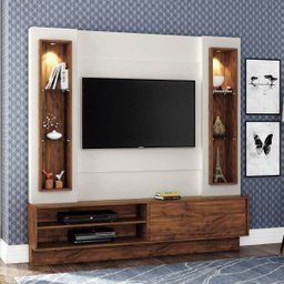 Estante Home para TV até 42 Polegadas 1 Porta LED TB128L Dalla Costa Branco - 1