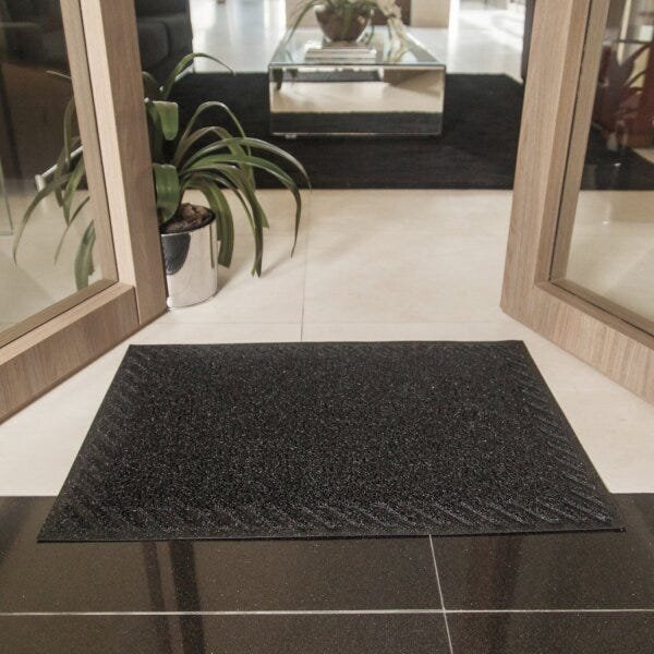 Capacho Vinílico Diagonale Pvc Colorful Bella Casa 60cmx45cm - 2