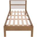 Ver imagem 4 de Cama de Solteiro com Cabeceira Fernanda Amêndoa/Branco
