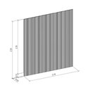Ver imagem 4 de Painel Decorativo Ripado para Parede Mahalo 220x250 MDP Nature G77 - Gran Belo