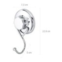 Ver imagem 2 de Cabide Inox C/ Ventosa Avi/cab Suporta 8kg - Astra