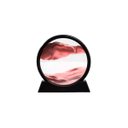 Ver imagem 1 de Enfeite de Vidro Interativo Quadro Redondo Decorativo Duna Ampulheta para Quarto Sala Escritório 25c