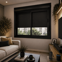 Ver imagem 5 de Janela com Persiana Integrada Automatizada Mosquiteira Preto 120x120