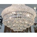 Ver imagem 4 de Lustre Imperial Cristal Para Sala Jantar Ou Escada 45 Cm Cor: Cromado