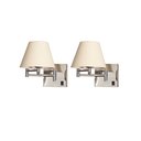 Ver imagem 5 de Kit 2 Arandelas Articulada F006 com Interruptor com Cupula para Cabeceira Cama Hotel