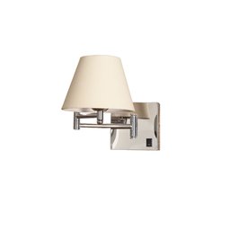 Arandela Articulada F006 com Interruptor com Cupula para Cabeceira Cama Hotel - 4
