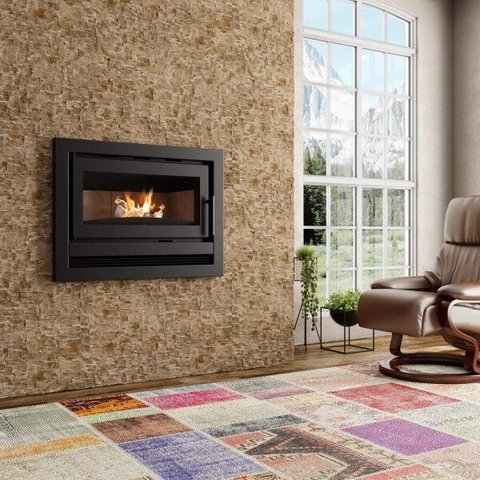 Lareira Portátil Lenha de Embutir 900INS Metávila