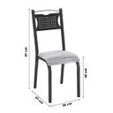 Ver imagem 4 de Conjunto de Mesa com 6 Cadeiras Poeme Clássica Ciplafe