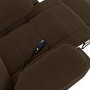 Ver imagem 6 de Poltrona do Papai Reclinável Sala de Cinema Barcelona Controle Power Elétrico USB Veludo Marrom G23