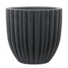 Vaso Redondo Cacau 70 x 70 Vasart - Antique Preto | R.0420.070.070.18 - 1