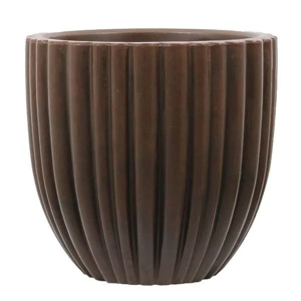 Vaso Redondo Cacau 70 x 70 Vasart - Antique Rusty| R.0420.070.070.09 - 1