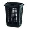 Cesto de Roupa Lixeira Lavanderia Multiuso Preta 60 Litros - 3