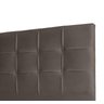 Cabeceira Casal Luiza 140cm Suede Marron – Fdecor - 2