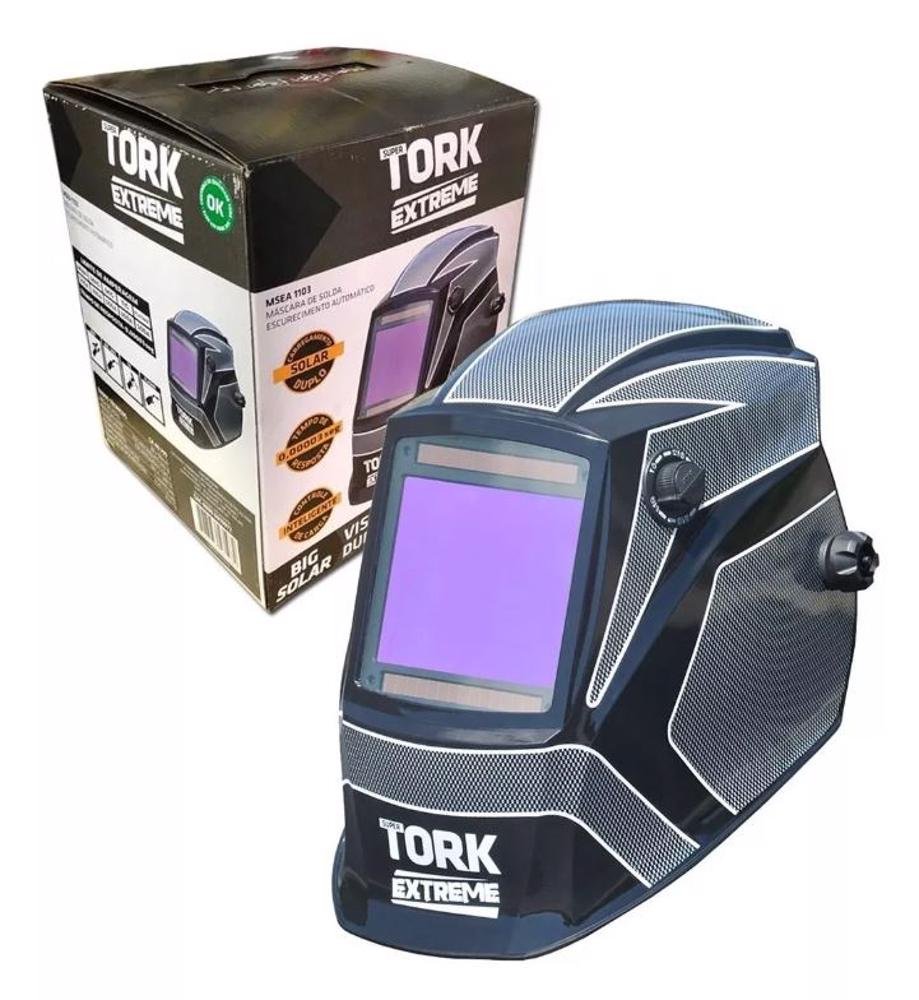 Máscara de Solda Escurecimento Automático 9-13 Msea1103 8k Super Tork