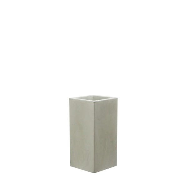 Vaso Cubo 40 x 80 cm Vasart - Antique Branco | R.0440.040.080.17 - 1