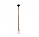 Ver imagem 1 de Pendente Corda Sisal Retro Individual Simples E27 Bivolt