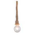 Ver imagem 3 de Pendente Corda Sisal Retro Individual Simples E27 Bivolt
