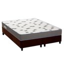 Ver imagem 1 de Cama Box King: Colchão Espuma D33 Ortobom Light Saúde + Base CRC Suede Brown(186x198)