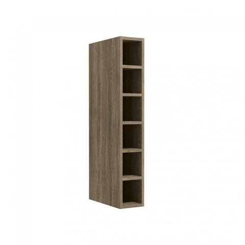 Armário de Cozinha Aéreo Nicho Garrafeiro 15cm G760 Maxxi Kappesberg - Nogal