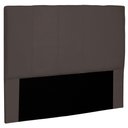 Ver imagem 1 de Cabeceira Decorativa Queen Size 1,60m Erza Suede Café