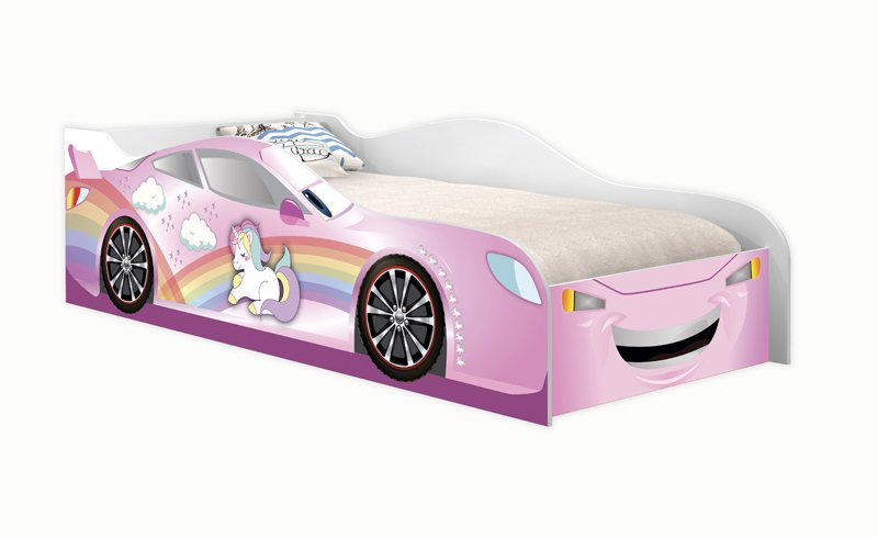 Cama Solteiro Unicornio com Colchão, Quarto de Menina - 2