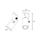 Ver imagem 2 de Spot Direcionável Taschibra Cannon Mini Mr11 Gz10 Bivolt Branco 03010042-01