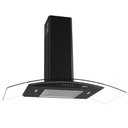 Ver imagem 1 de Coifa Nardelli de Parede Clean Vidro Curvo Black 90cm