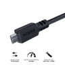 Cabo para Celular Smartphone Micro Usb para Usb a 2.0 2 Metros Preto - Pmuap-2 - 4