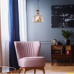 Pendente Vintage Vidro Ambar Industrial Retro 22,5 cm ALZ1 - 7 Pendente Vintage Vidro Ambar Industrial Retro 22,5 cm ALZ1 - 7