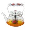 Chaleira com infusor de chá 1litro vidro inox bule chá detox - 2
