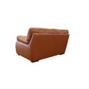 Ver imagem 4 de Sofá de Couro Marselha 2 Lugares - Conhaque com Brilho