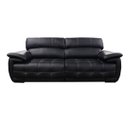 Ver imagem 2 de Sofá Retrátil e Reclinável de Couro Filipinas - 2,20M - Preto