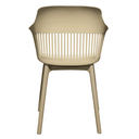 Ver imagem 4 de Cadeira Estofada de Jantar Marcela - Bege - 1