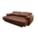 Ver imagem 4 de Sofá Retrátil e Reclinável de Couro Filipinas - 2,20M - Conhaque com Brilho