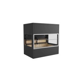 Churrasqueira Metálica Quadrada Grande com Vidro Metávila - 1