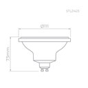 Ver imagem 3 de Lâmpada Led Stella Ar111 Pro Alto Irc 11w 3000k Bivolt Gu10 Stl21423/30
