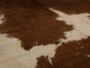 Ver imagem 5 de Tapete de Couro Pele Clássico Marrom e Branco