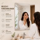 Ver mais imagens de Espelho Decorativo Espelho Adesivo Retangular Adesivo para Quarto Espelhado Yeet 4 Unidades