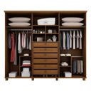 Ver imagem 2 de Guarda-Roupa Casal 6 Portas 6 Gavetas Treviso Bianchi Móveis