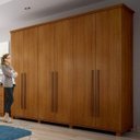 Ver imagem 5 de Guarda-Roupa Casal 6 Portas 6 Gavetas Treviso Bianchi Móveis
