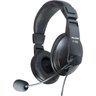 Fone de Ouvido com Microfone Headset Pc C/Volume Preto Unidade - 1
