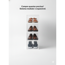 Ver imagem 2 de Caixa Organizadora para Tênis e Sapatos | Empilhável, Transparente e com Proteção