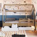 Ver imagem 5 de Cama Infantil Casinha com 2 Gavetas Infix C06 Branco/aveiro - Mpozenato